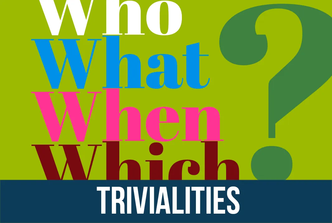 Trivialities #4 - Songs of the '60s