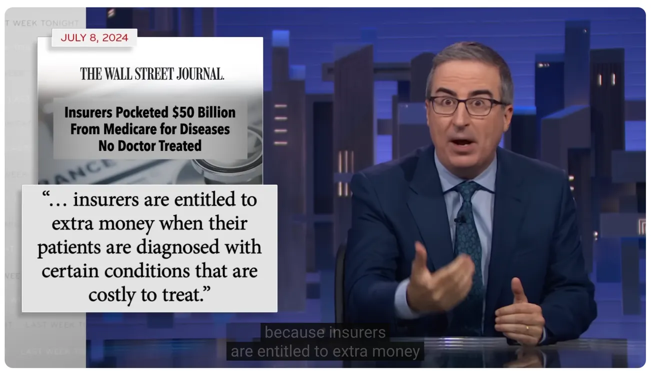 John Oliver’s Must-Watch on Medicare Advantage