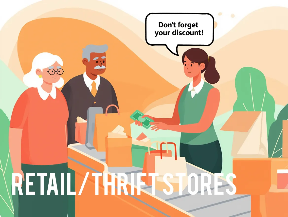 The Ultimate Senior Discounts Guide: RETAIL & THRIFT STORES