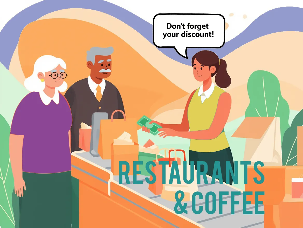 The Ultimate Senior Discounts Guide: RESTAURANTS & COFFEE SHOPS